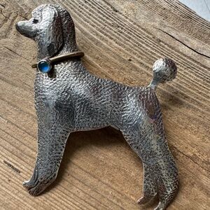 COURTNEY poodle pendant/ brooch